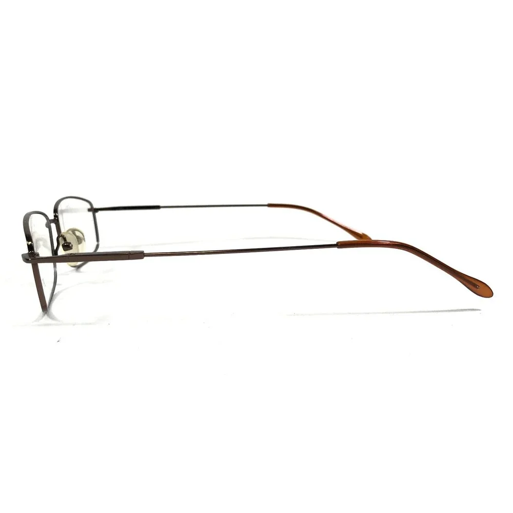 Reality R 3776 BROWN Eyeglasses Frames Rectangular Full Rim 56-17-145